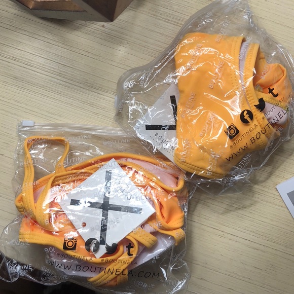 BOUTINELA YELLOW BOTTOMS SIZE MEDIUM - Picture 4 of 4